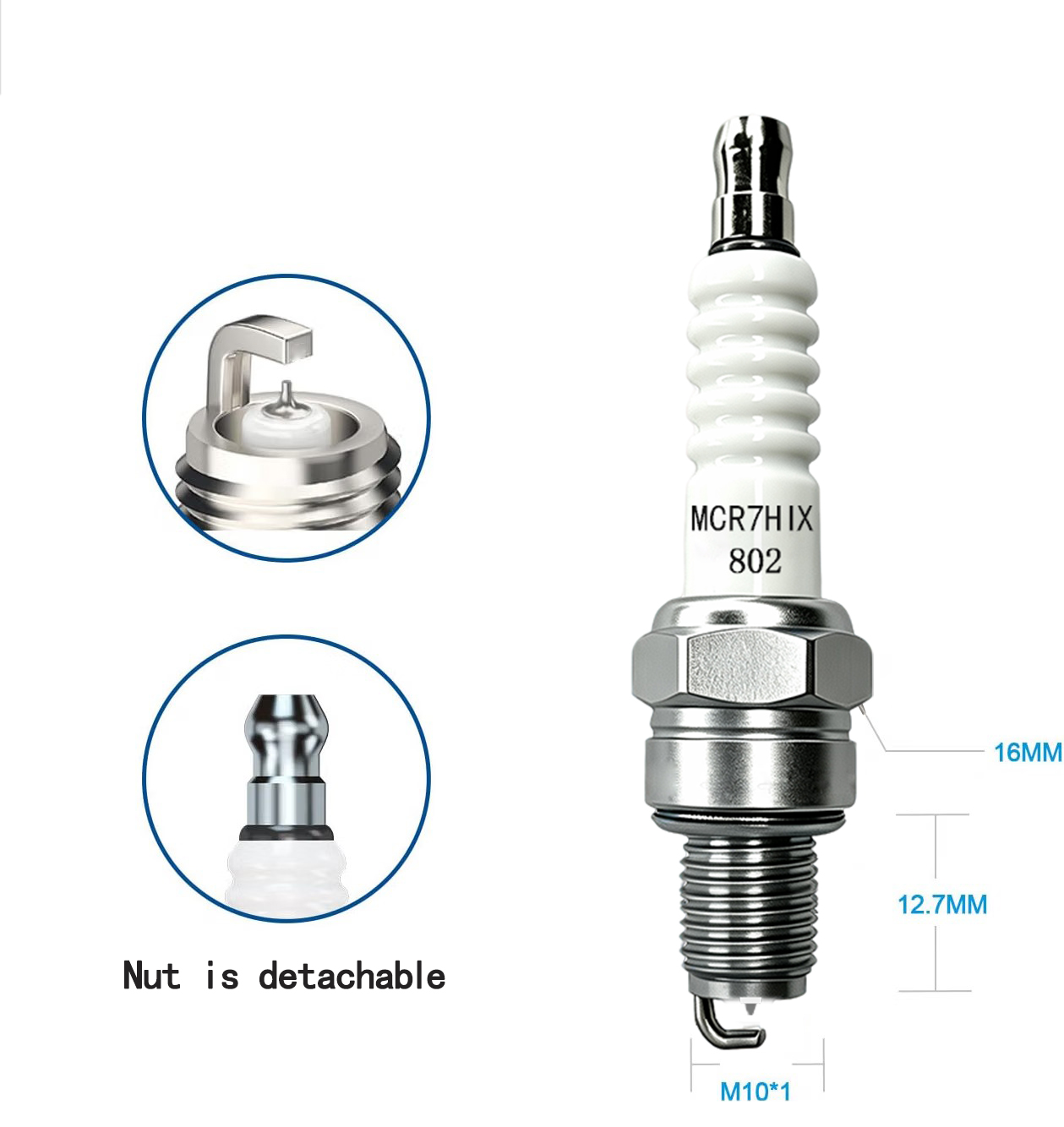 1-4 pcs Origina Good AN Iridiu - Motorcycle Spark Plug 评论和价格