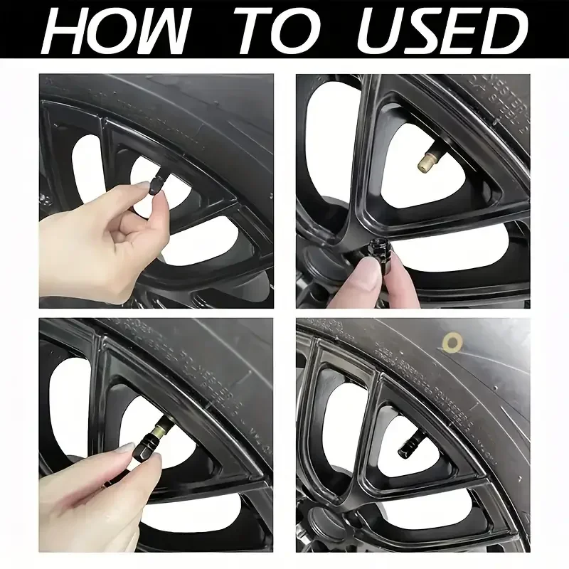 4Pcs Aluminum Tire Valve Caps  - Motorcycle Valve Cover 评论和价格