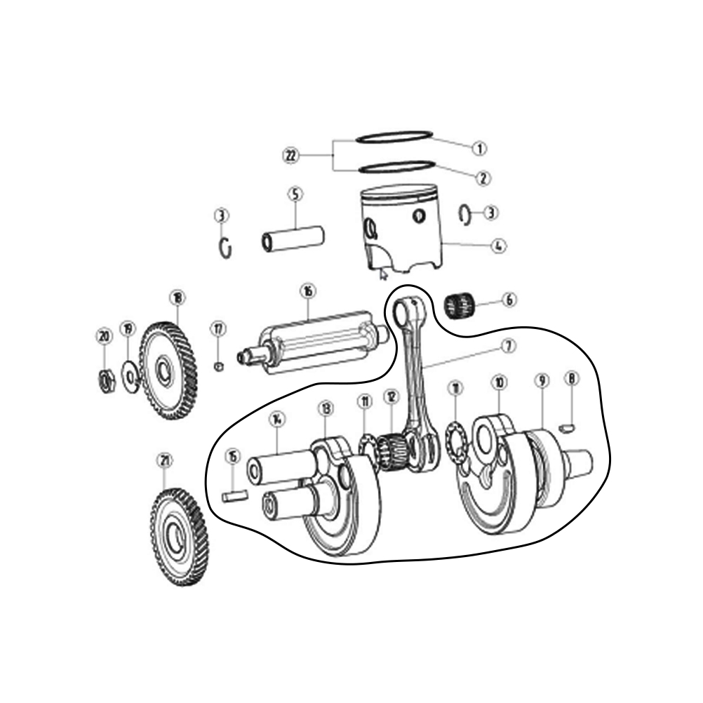 Motorcycle Crankshaft Connecti - Motorcycle Crankshaft 评论和价格