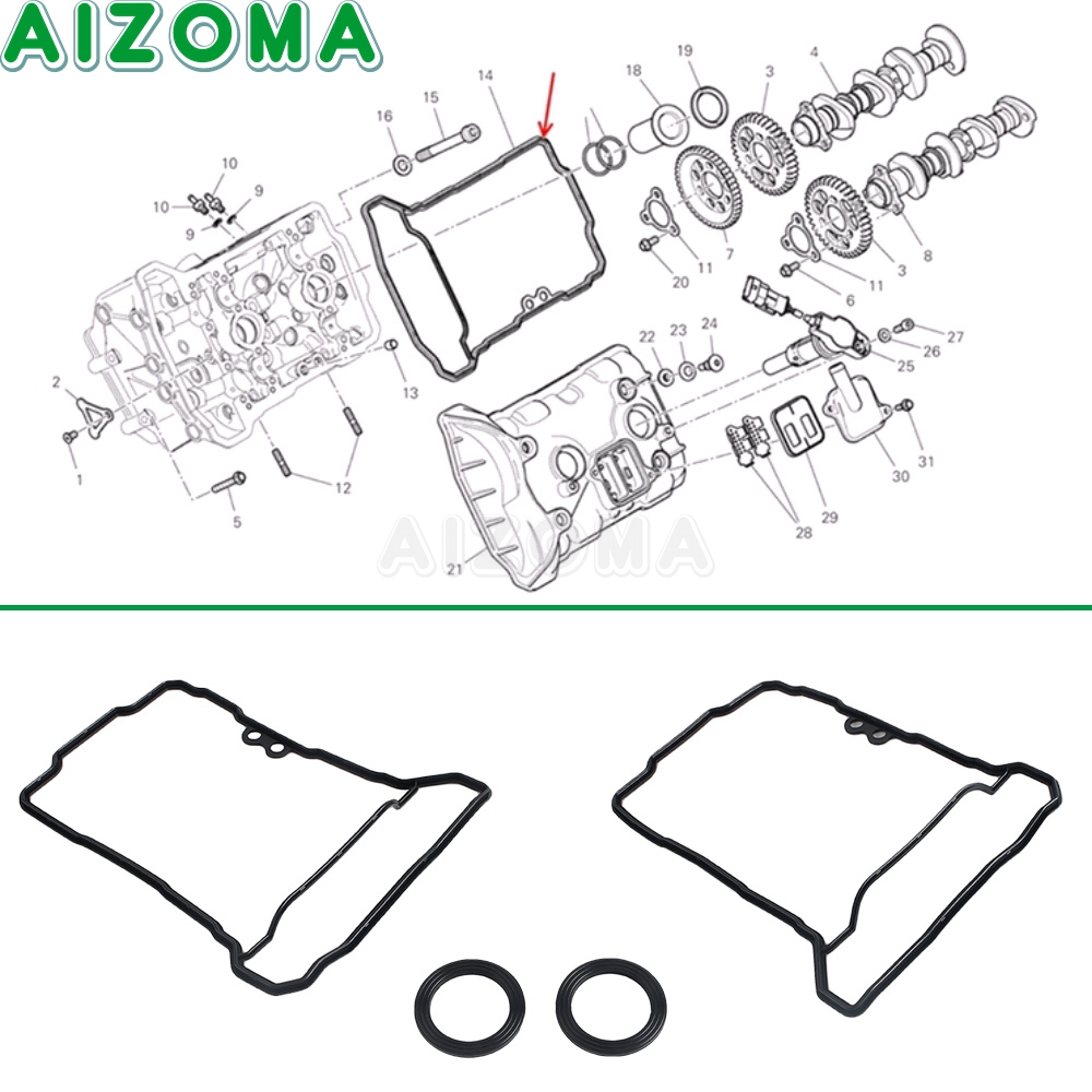 Motorcycle Accessories Cylinde - Motorcycle Gasket 评论和价格