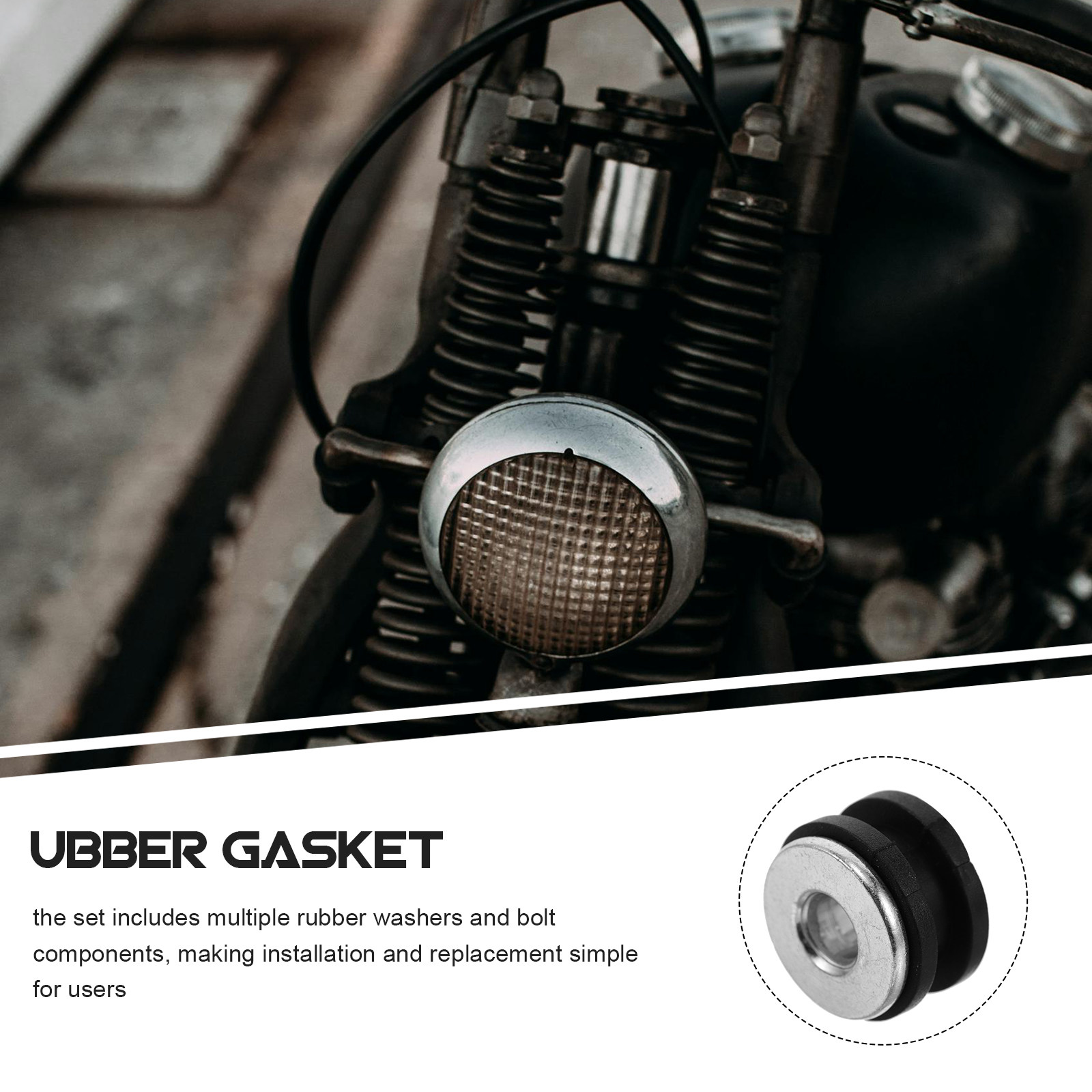 10Pcs Motorcycle Rubber Gasket - Motorcycle Gasket 评论和价格